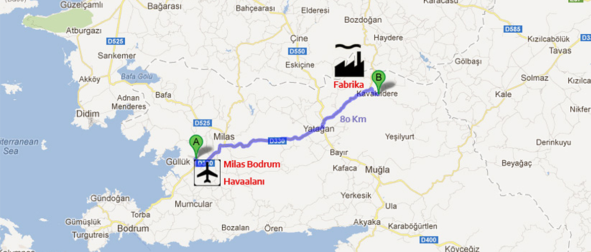 Map of Factory